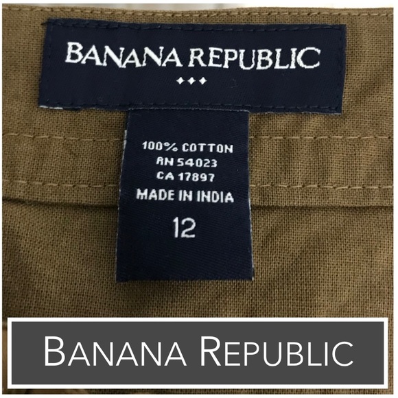 💕 Banana Republic Cuffed Pants in Brown, White Stripes - Picture 4 of 7